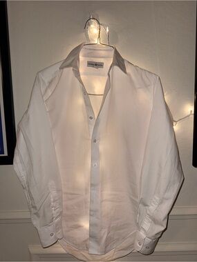 Polo White Men's Dress Shirt - Classic Button-Up